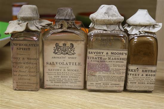 A Victorian mahogany apothecary box